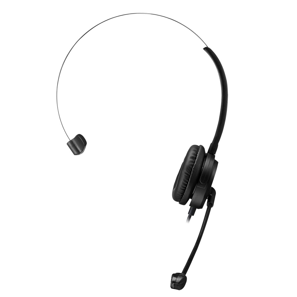 ADESSO Single-sided USB Wired Headset With Built-in Microphone