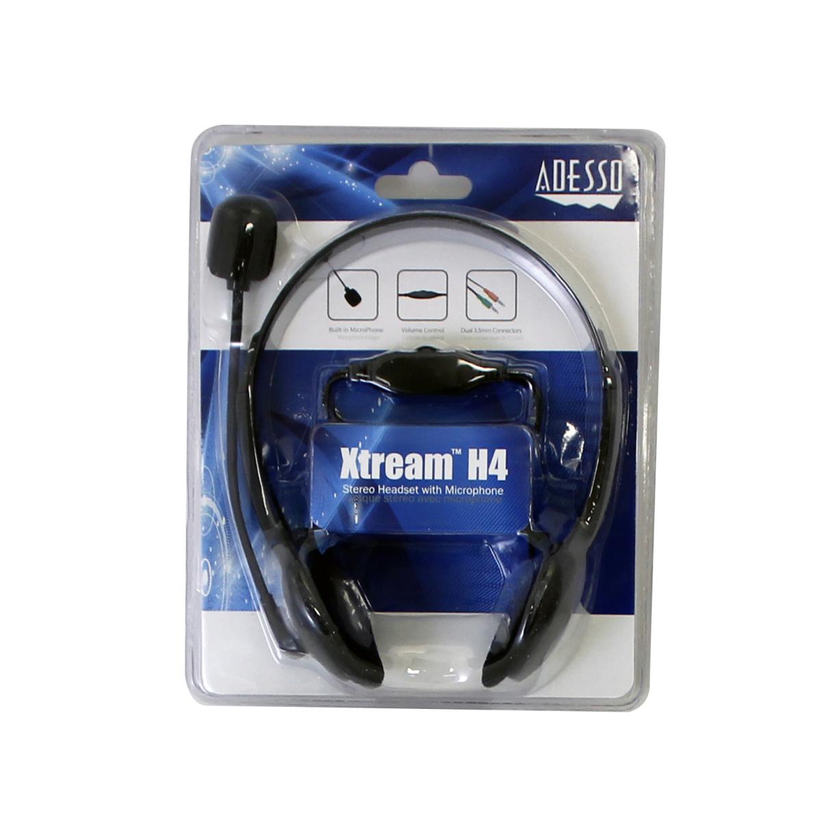 ADESSO Xtream H4 Stereo Headset With Microphone