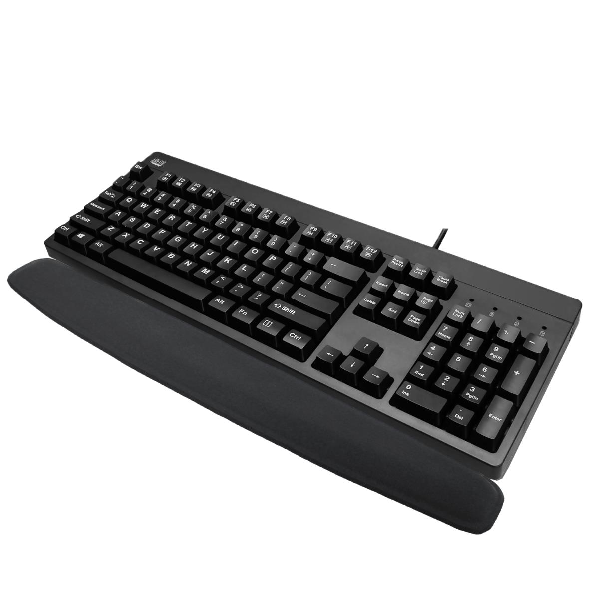 ADESSO Truform P300 Memory Form Filled Keyboard Wrist Rest Pad