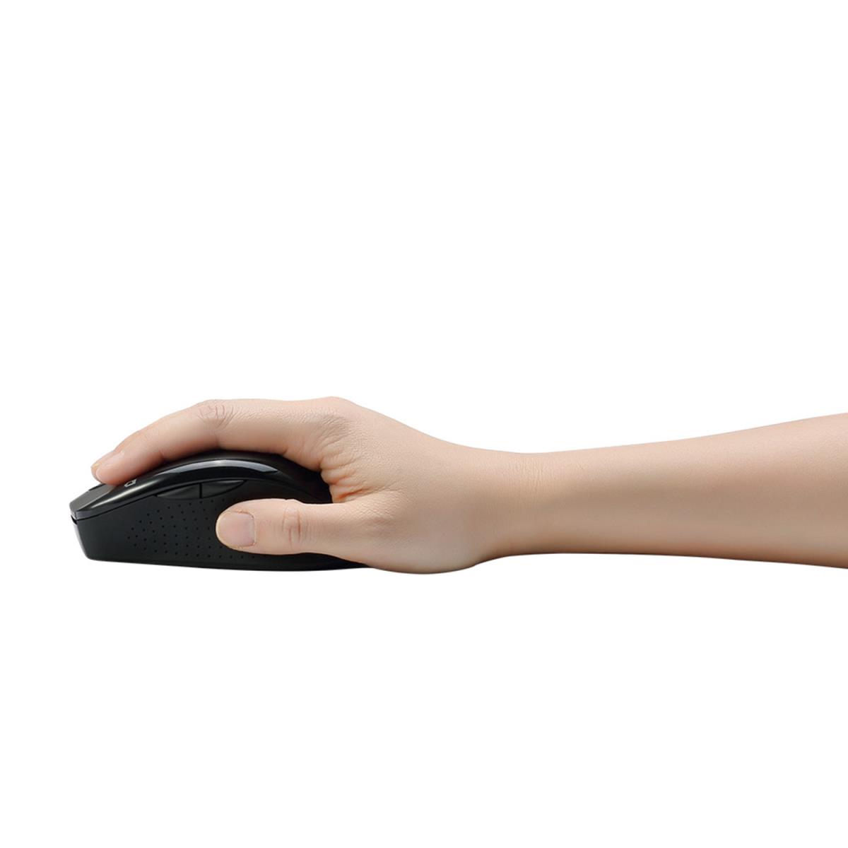 ADESSO Imouse M20b Wireless Ergonomic Optical Mouse (black)
