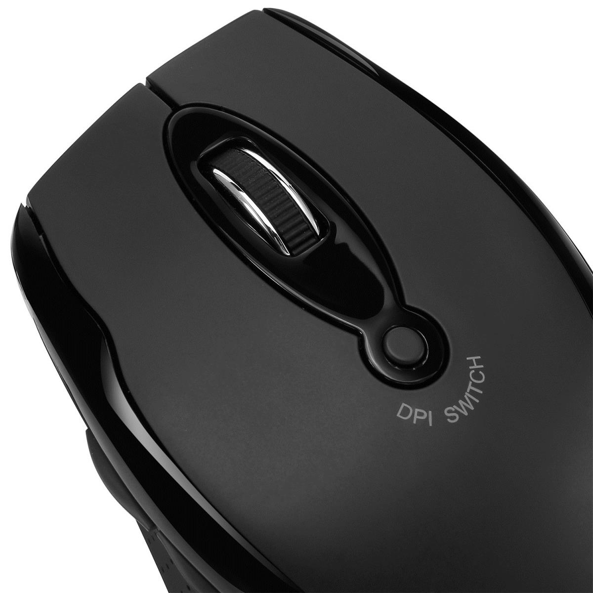 ADESSO Imouse M20b Wireless Ergonomic Optical Mouse (black)