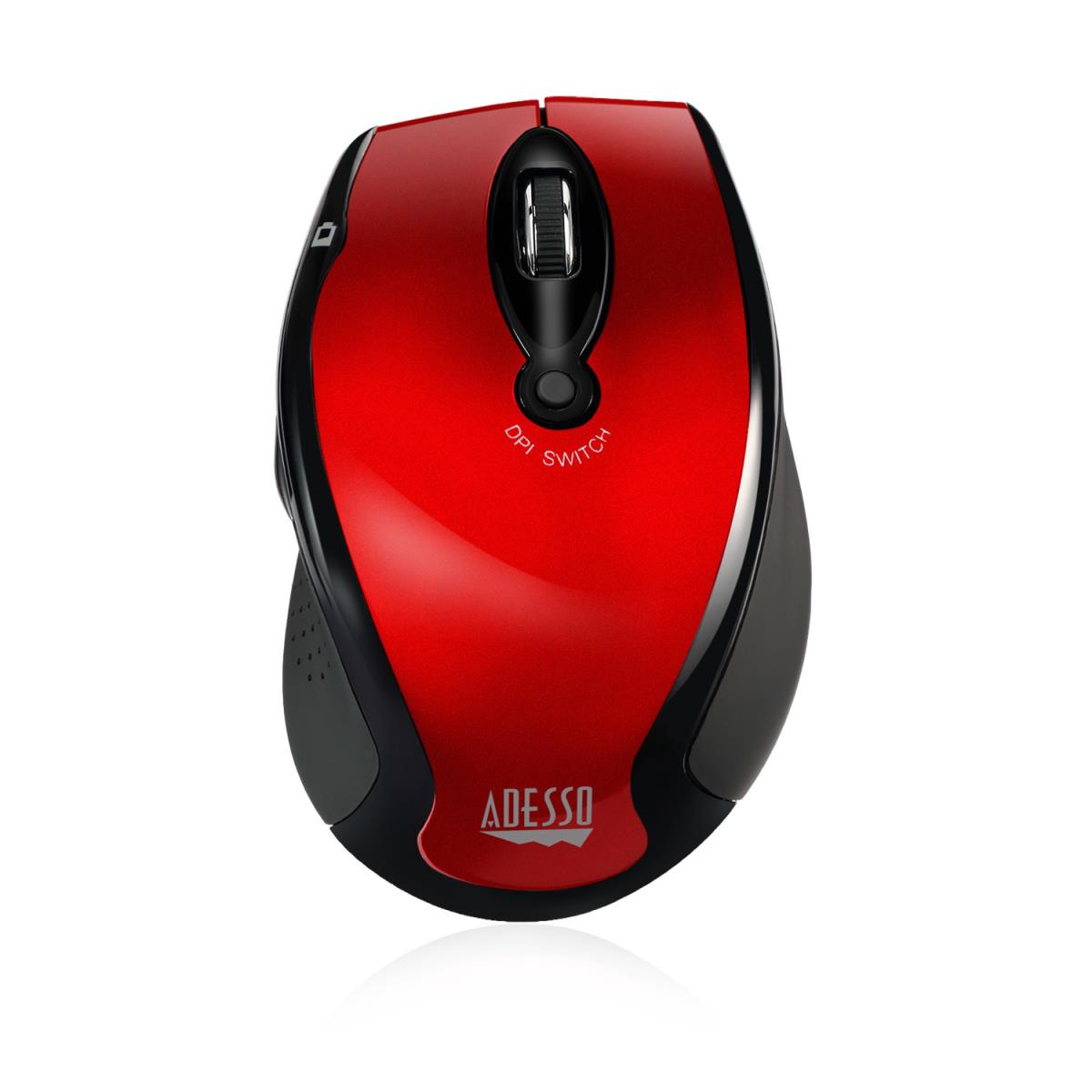 ADESSO Imouse M20r  Wireless Ergonomic Opticalmouse (red)