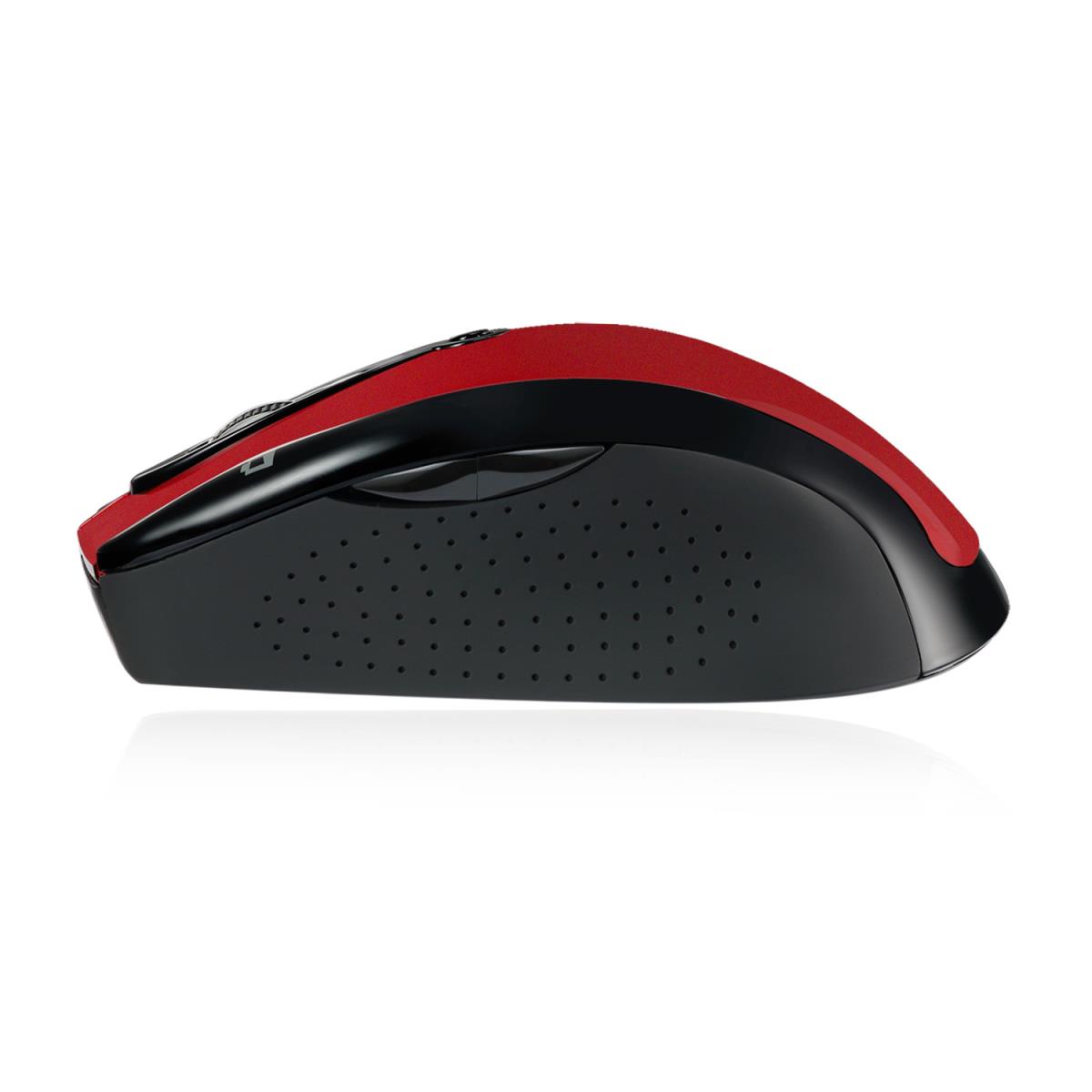 ADESSO Imouse M20r  Wireless Ergonomic Opticalmouse (red)
