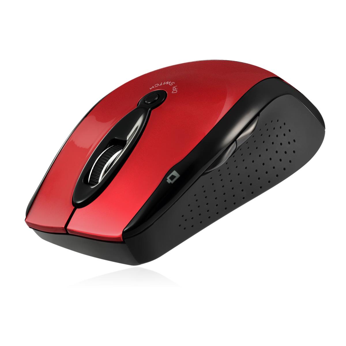 ADESSO Imouse M20r  Wireless Ergonomic Opticalmouse (red)