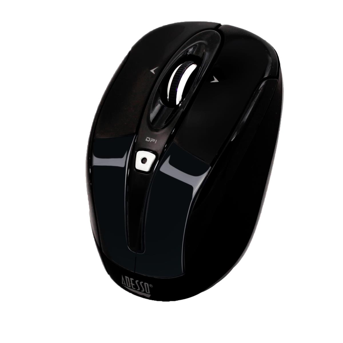 ADESSO Imouse S60b Wireless 5 Buttons 4 Way Scroll Programable Mini Mouse (black)