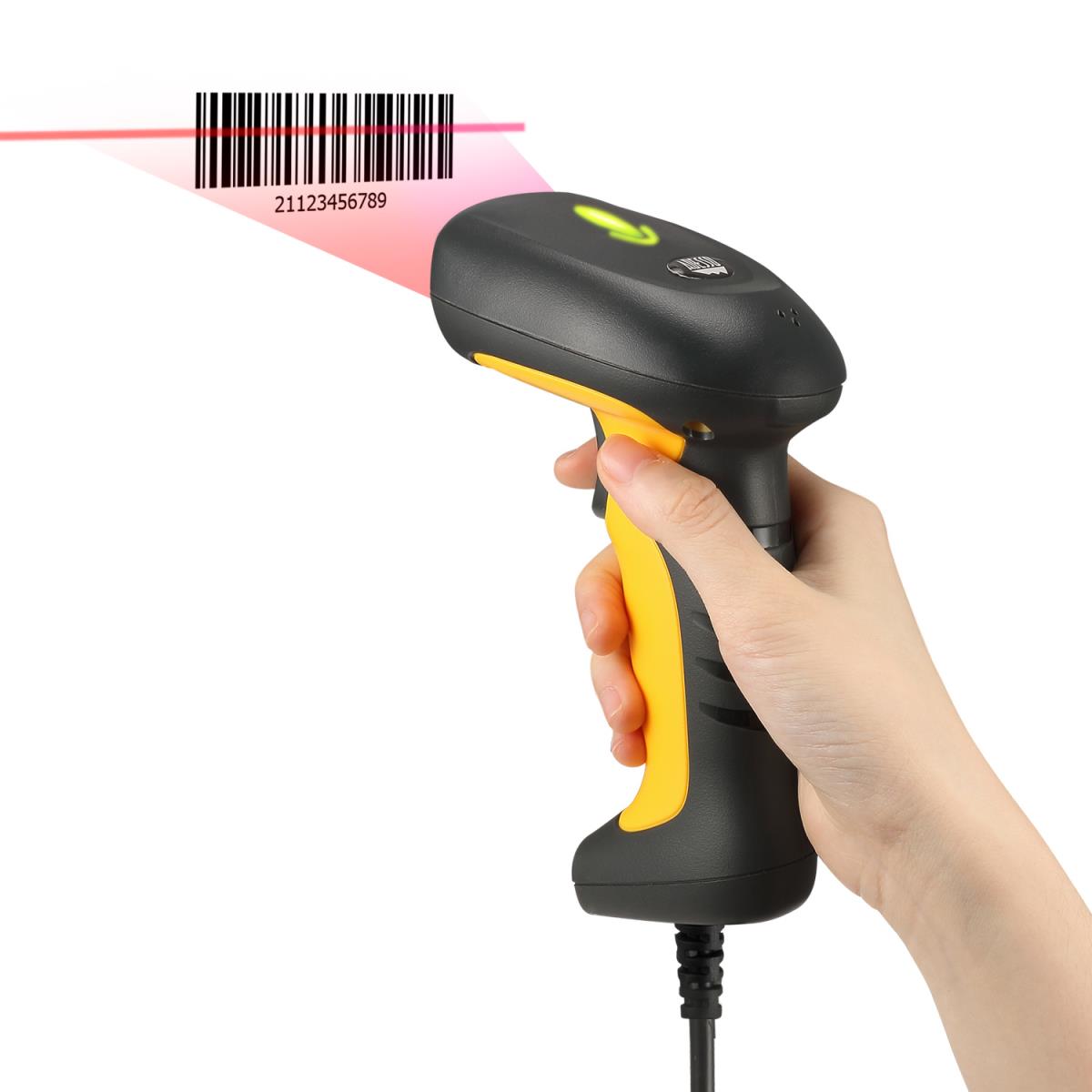 ADESSO Nuscan 5200tu Antimicrobial Waterproof Industry 2d   Barcode Scanner (USB)
