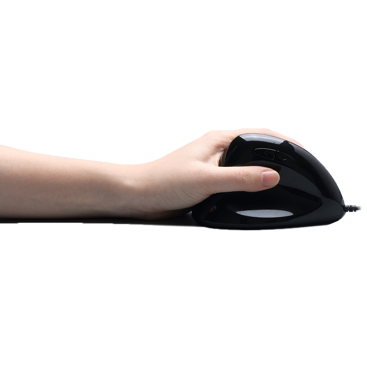 ADESSO Imouse E7 Left-handed Vertical Ergonomic Programable Gaming Mouse With Adjustable Weight