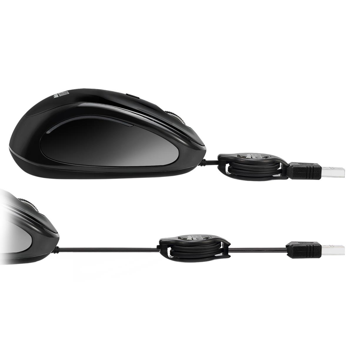 ADESSO Imouse S8b Retrackable Nano Mouse (black)