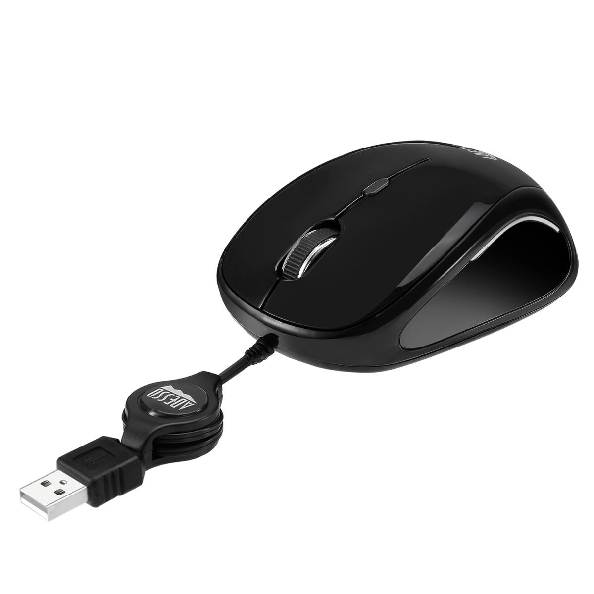ADESSO Imouse S8b Retrackable Nano Mouse (black)
