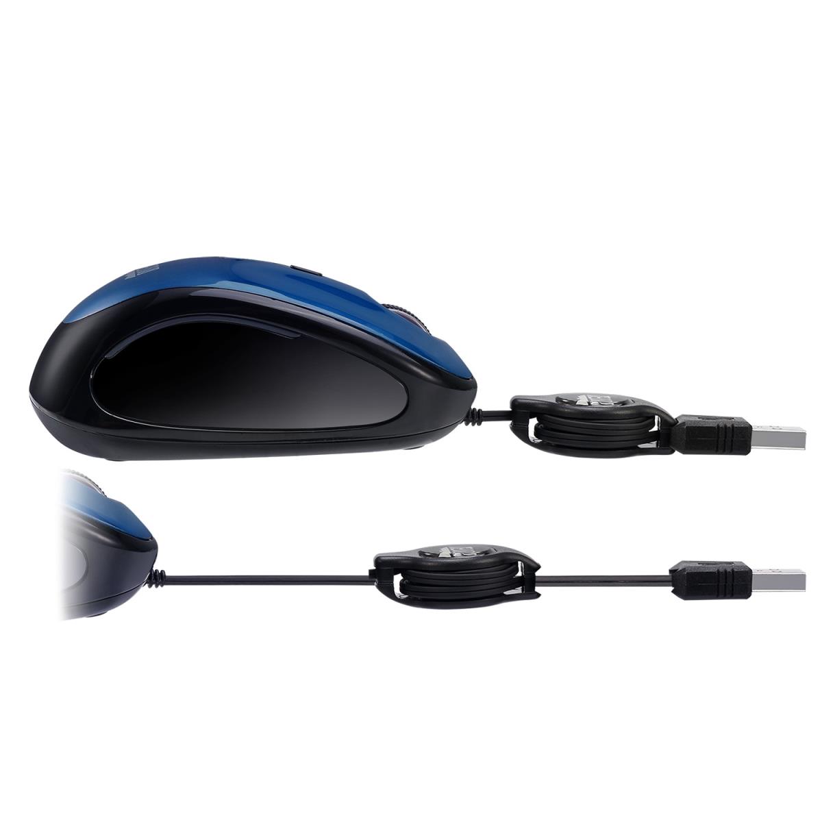 ADESSO Imouse S8l Retrackable Nano Mouse (blue)