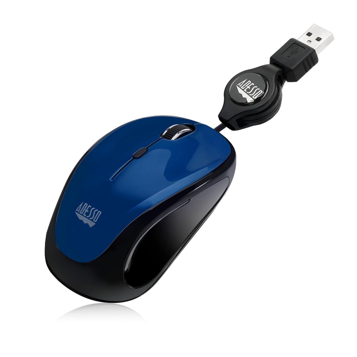 ADESSO Imouse S8l Retrackable Nano Mouse (blue)