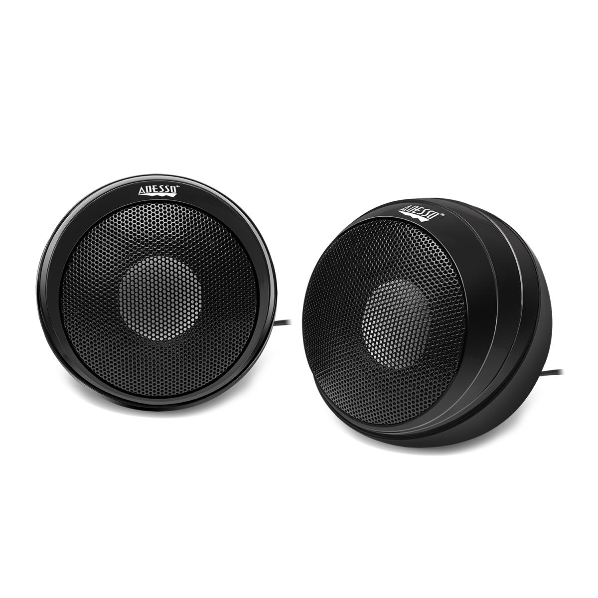 ADESSO USB-powered Desktop Speaker 5w X 2