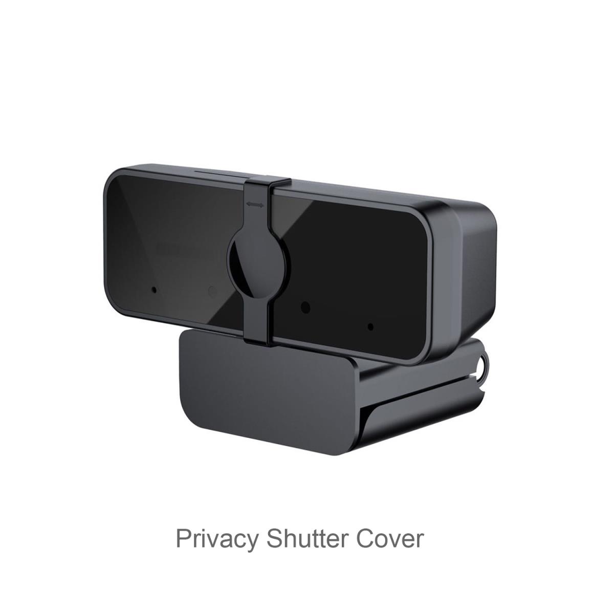 ADESSO 4k (8.0 Mpix) Webcam With Auto Focus Webcam With Build In Dual Microphone & Privacy Shutter