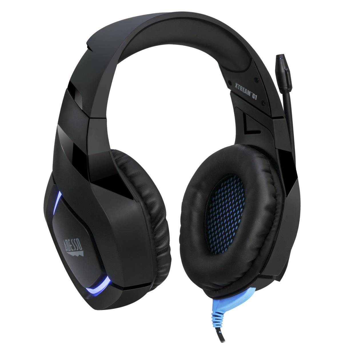 ADESSO Xtream G1 Stereo Headset With Microphone For Pc Playstation Xbox And Nientendo
