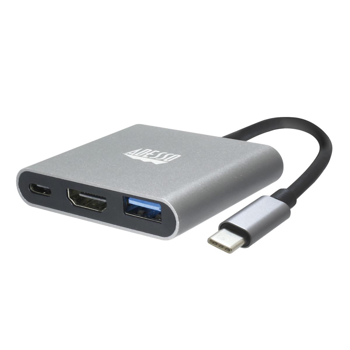 ADESSO 3-in-1 USB-c Multi-port Docking Station (taa Compliant)