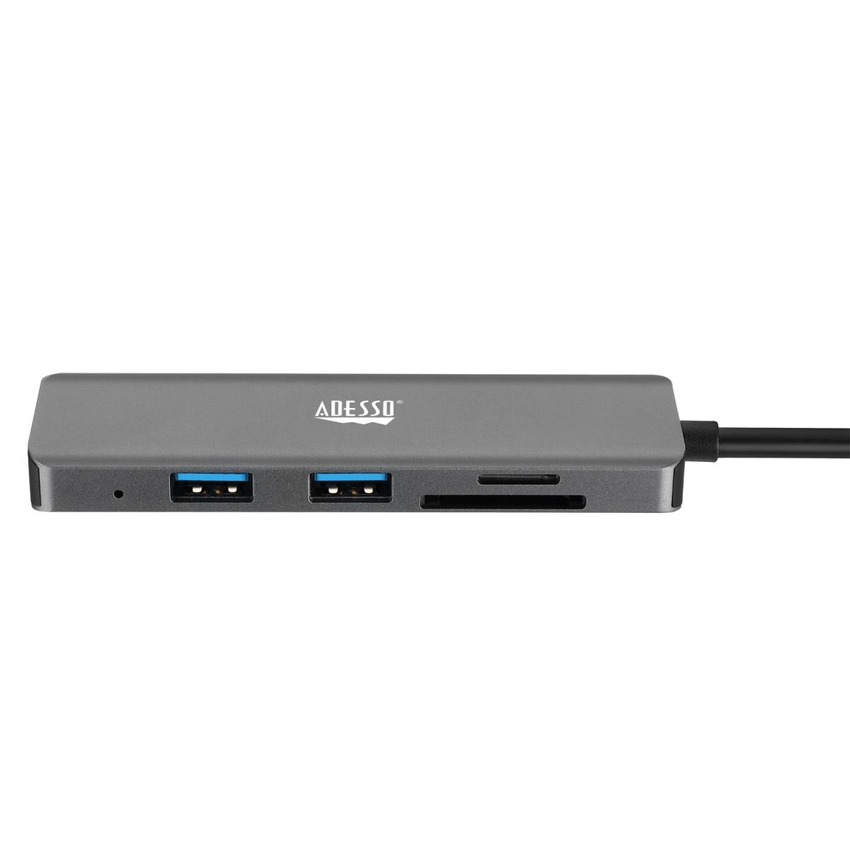 ADESSO 6-in-1 USB-c Multi-port Docking Station (taa Compliant)