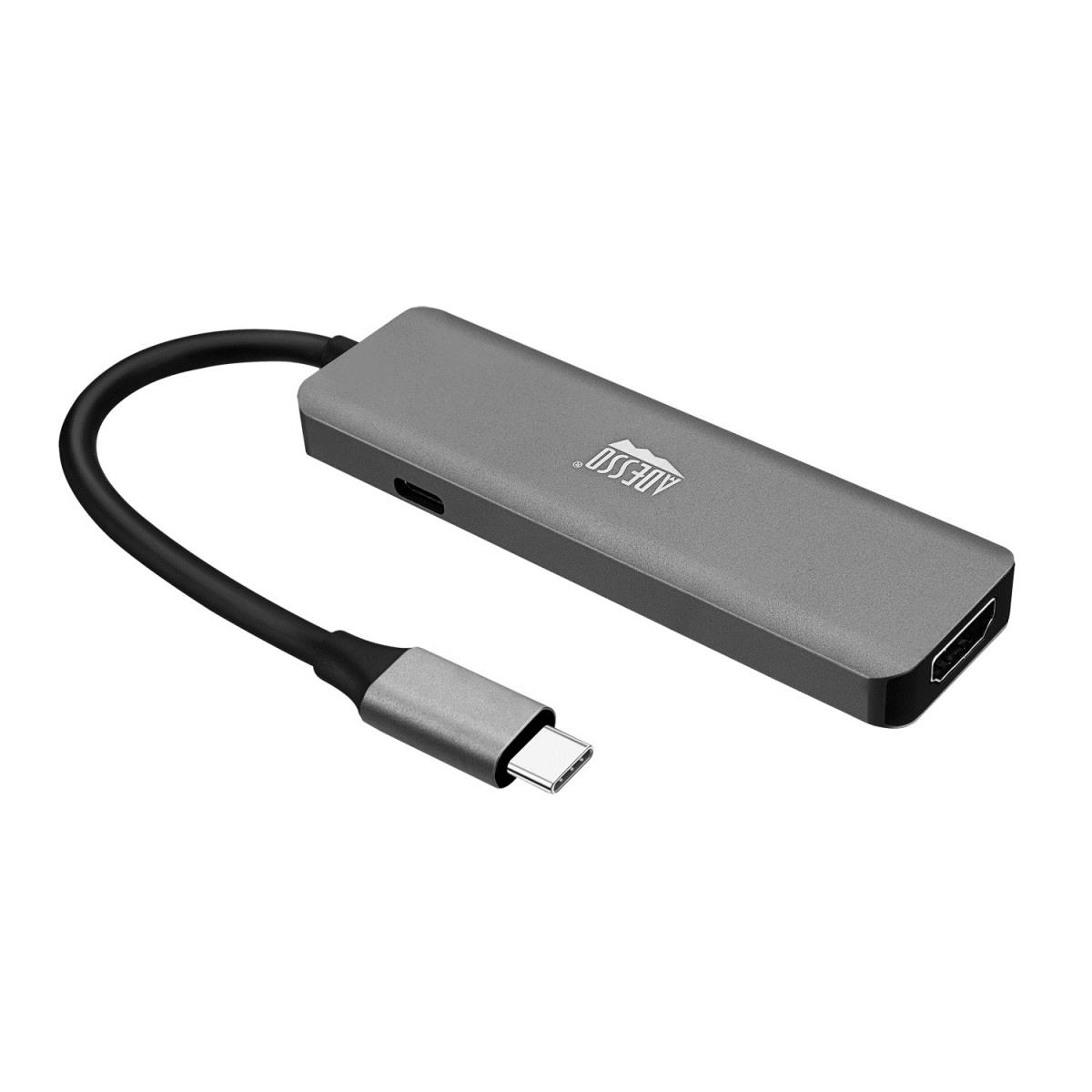 ADESSO 6-in-1 USB-c Multi-port Docking Station (taa Compliant)