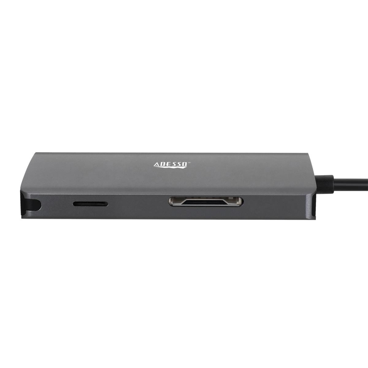 ADESSO 8 In 1 USB-c Multiport Docking Station
