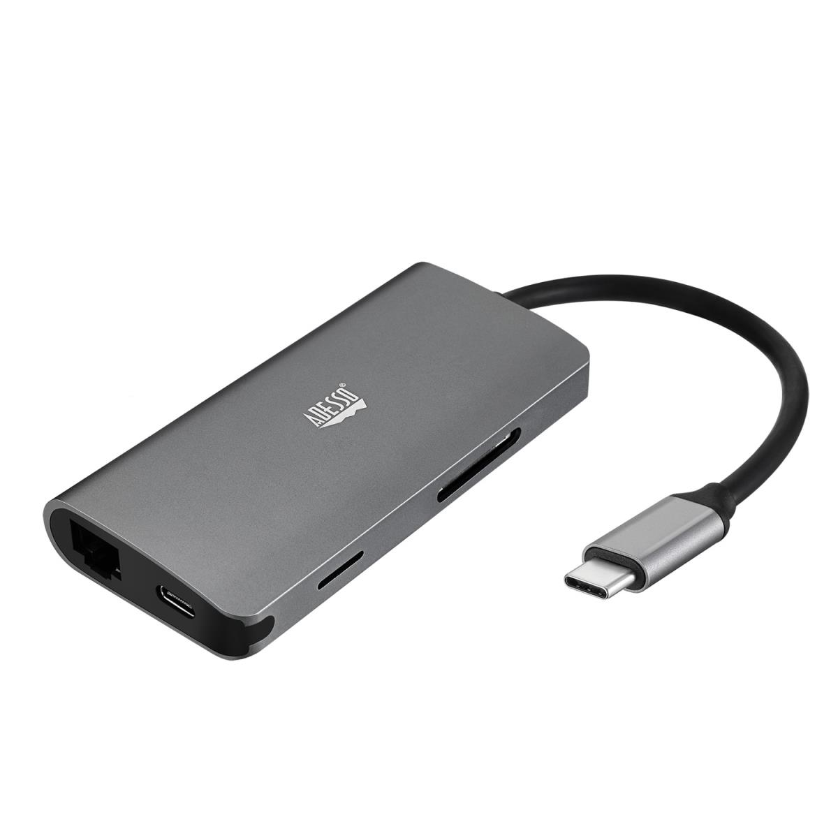 ADESSO 8 In 1 USB-c Multiport Docking Station