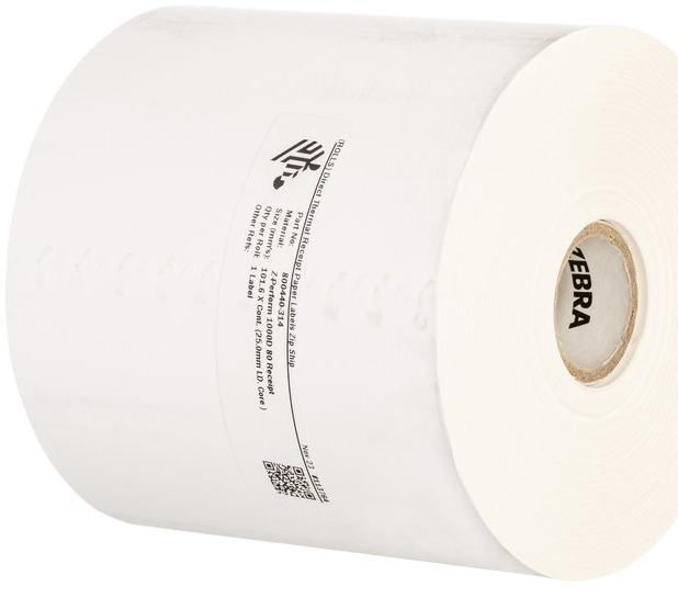 ZEBRA Z-perform 1000d 80  102mm X Con L 102mm X Cont 100m (800440314) Box Of 12