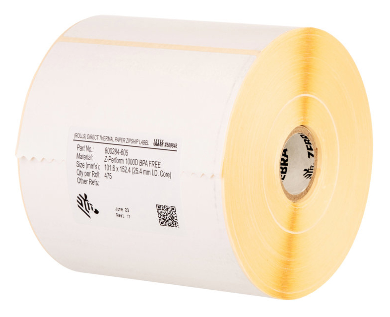 ZEBRA Z-perform 1000t Label 100 100 X 150mm For Midrange