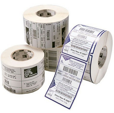 ZEBRA Media 8000t Extra Tuff 180 Tag Tt Tag 25mm X 229mm 2000 Per Roll