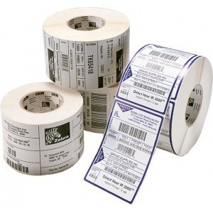 ZEBRA Z-ultimate 3000t Silver 38mm X 19mm Perm Adhesive Box Of 12