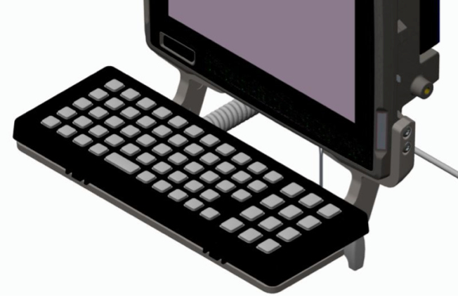 ZEBRA Keyboard Mount Tray (incl Arms Knobs Screws) For Vc80