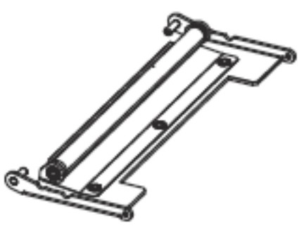 ZEBRA Peel Bracket Assembly Kit - Compatible With Ze500