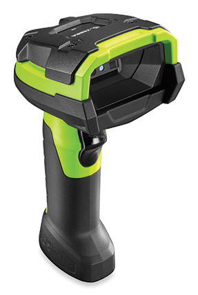 ZEBRA Barcode Scanner Ds3678 Sr Rugg Green Std Cradle USB Shield Cabl 12v Pwr Supply