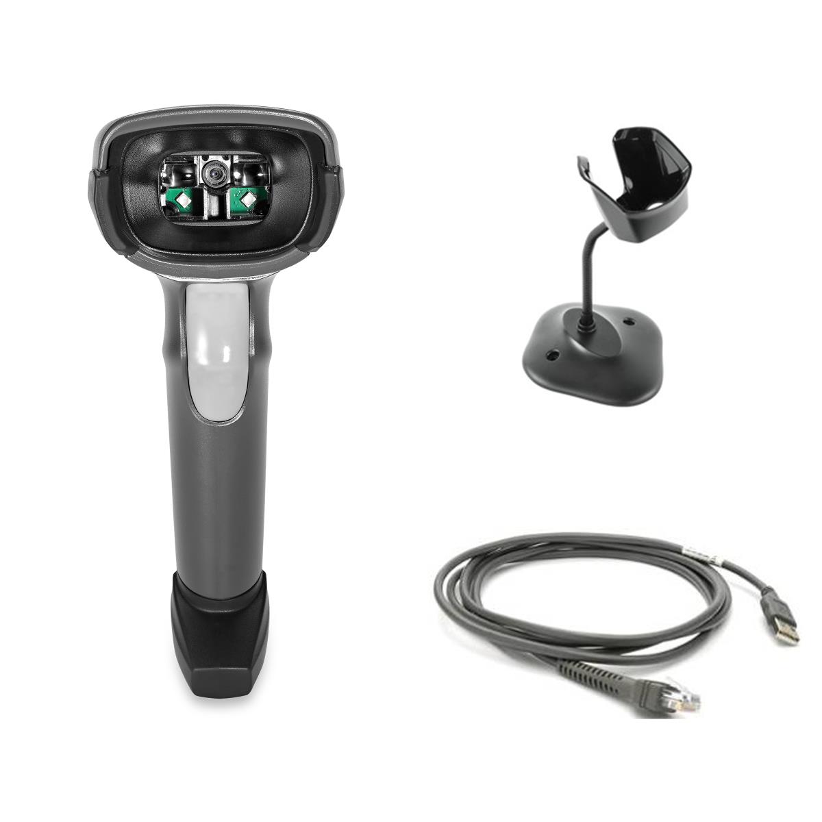 ZEBRA Ds2208-sr Black (with Stand) USB Kit