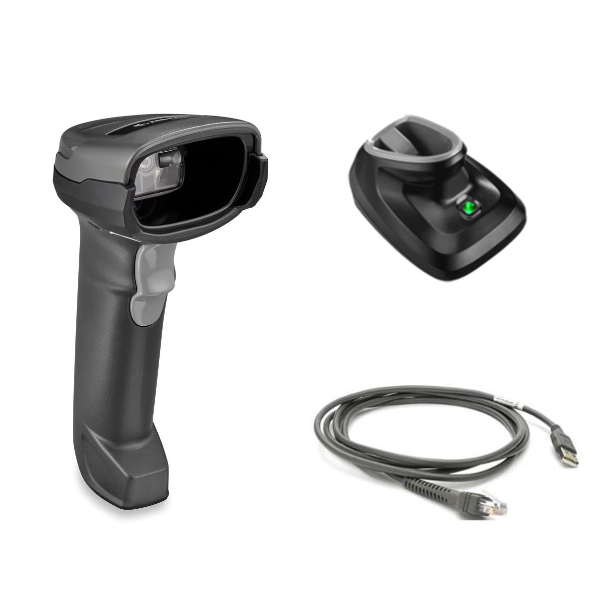 ZEBRA Ds2278 1d/2d Bluetooth Scanner Including USB Cradle/cable - Black