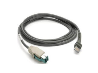 ZEBRA Cable Shielded USB Power Plus Connector 2m Straight 12v