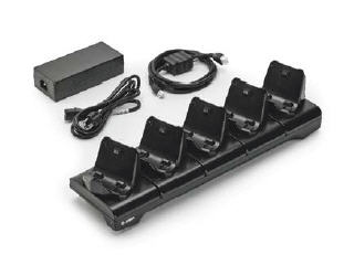 ZEBRA Docking Zq3 Cradle 5 Slot With USB Cable / Adapter - Eu Power Supply Cord - For Zq300 Series