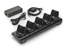 ZEBRA Docking Cradle 5 Slot With Uk Power Supply Cord For Zq300 Series