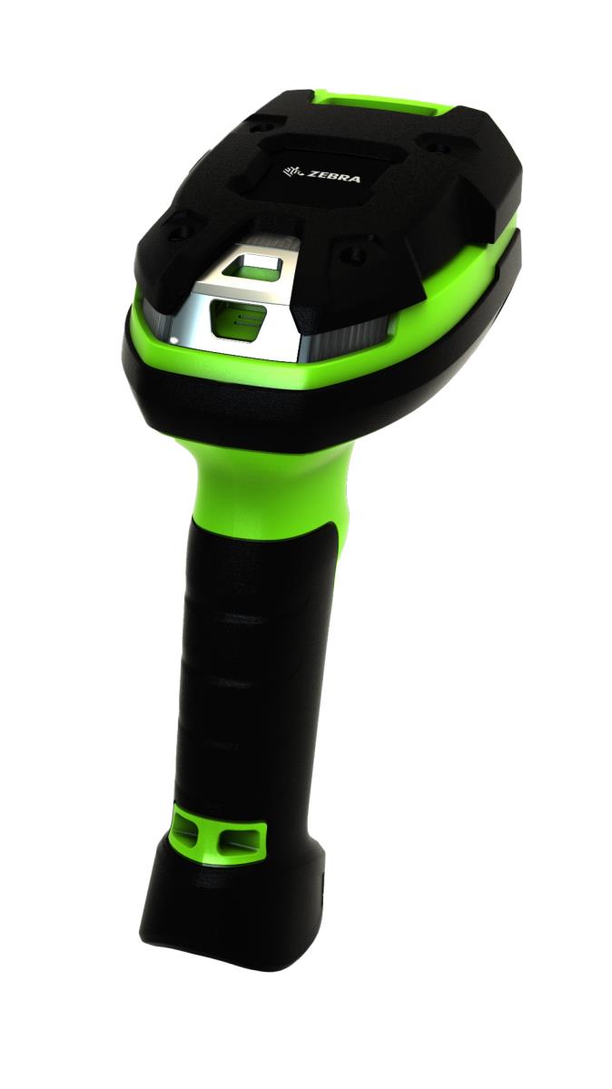 ZEBRA Li3608-er Rugged Linear Imager USB Kit Green / Black