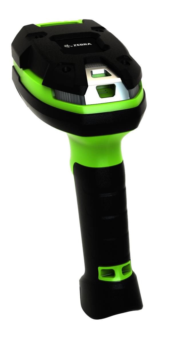 ZEBRA Li3608-er Rugged Linear Imager USB Kit Green / Black