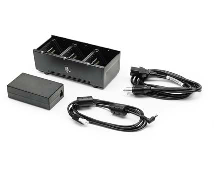 ZEBRA Battery Charger 3-slot - With Eu Power Cord - For Zq600 / 500 / Qln Series