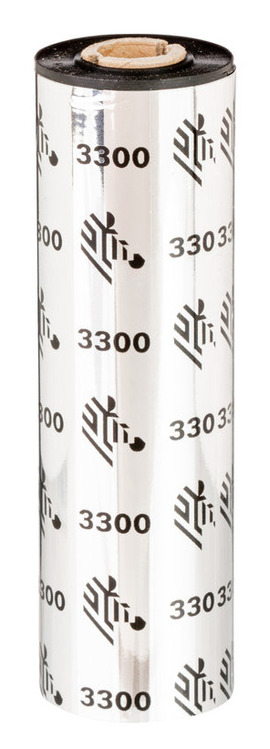 ZEBRA Ribbon 3300 Wax / Resin 64mmx74m 12mm Core Box Of 12