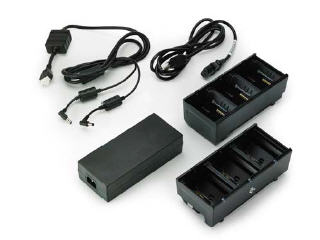ZEBRA Dual Battery Charger - 3 Slot - With Power Supply For Zq600 / Zq50