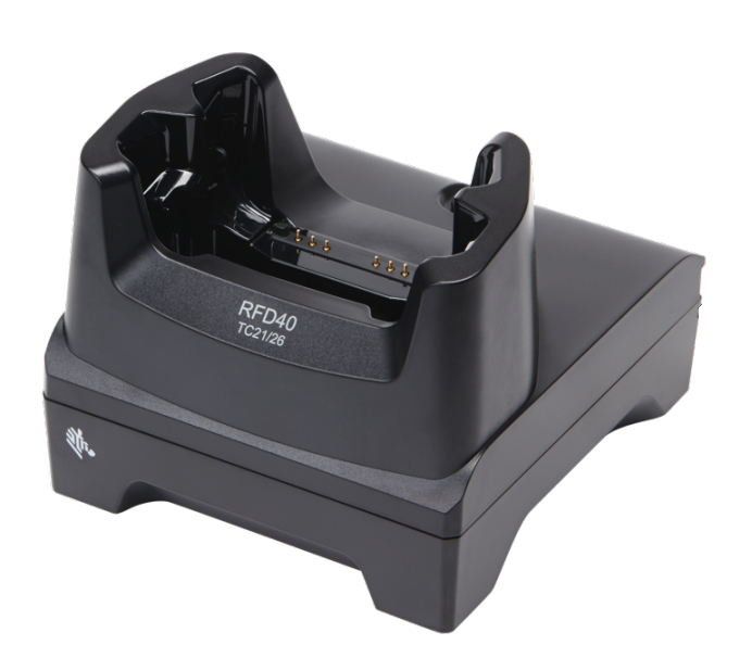 ZEBRA Rfd40 1 Device Slot / 0 Toaster Slots Charge Only Cradle With Support For Tc21/26. Requires Power Upply