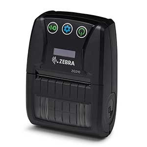 ZEBRA Zq210 - Printer - Mobile - 58mm - USB / Bluetooth With Belt Clip