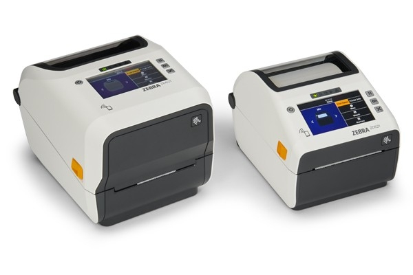 ZEBRA Zd621 Healthcare Colour Touch LCD - Thermal Transfer 74/300m - 108mm - 300dpi - USB And Serial And Ethernet And Btle With Tear Off