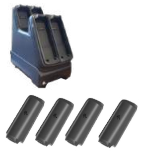 ZEBRA Mc22 / Mc27 Battery Power Kit Includes 4-slot Battery Charger And 4 Battery Pack Li-ion