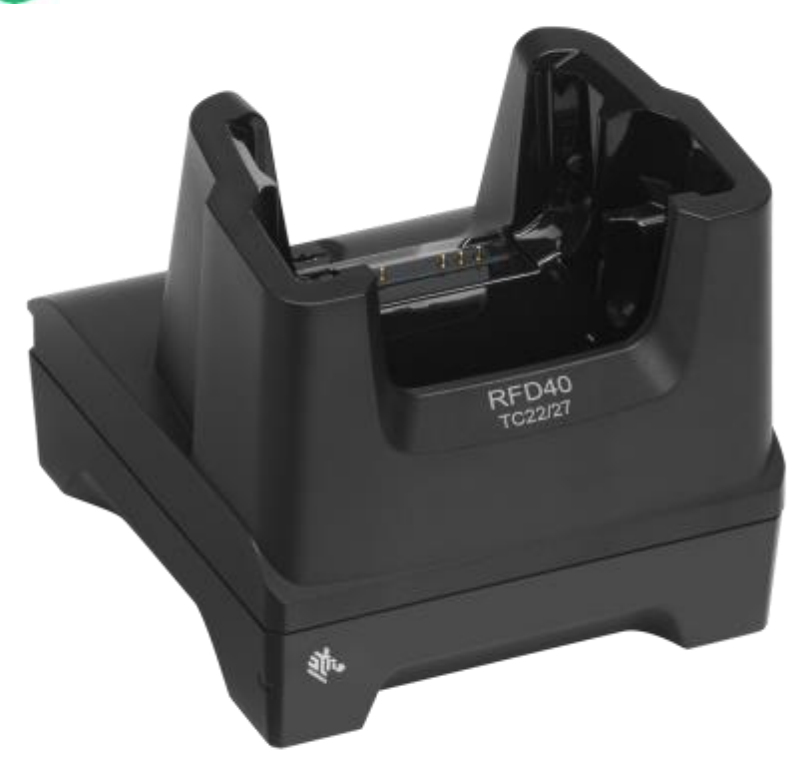 ZEBRA Rfd40 1 Device Slot / 0 Toaster Slots Communication Cradle With Support For Tc22 / 27 Hc20 / 50