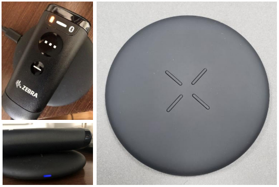 ZEBRA Cordless Qi Pad Charger Kit Black For Cs6080-sr