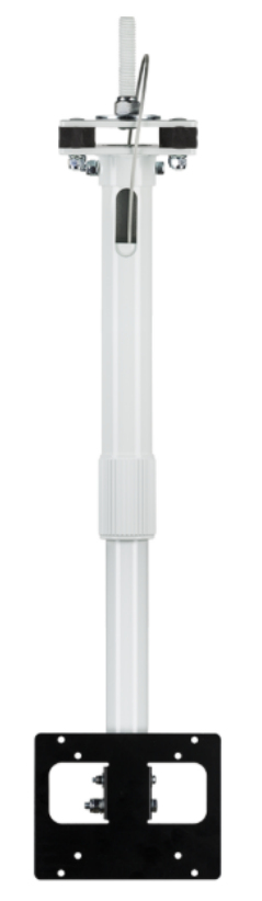 ZEBRA Ceiling Mount - Telescoping Mount - Vesa Compatible - Adjustable 18-32in - White