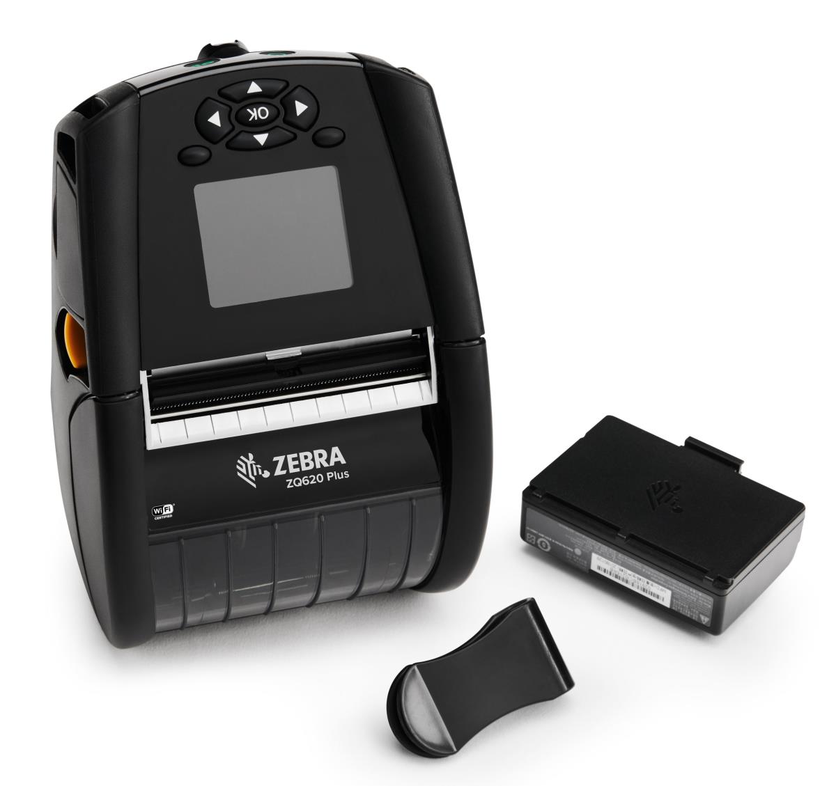 ZEBRA Zq610 Plus - Mobile Printer - Direct Thermal - 72mm - USB / Bluetooth / Wi-Fi With Shoulder Strap, Belt Clip