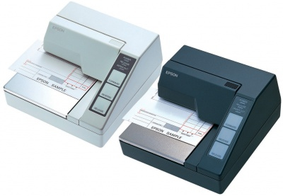 EPSON Tm-u295 - Slip Printer - Dot Matrix - 210mm - Serial - White