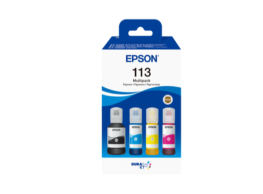 EPSON Ink Bottle - 113 Ecotank - 4-colour Multipack